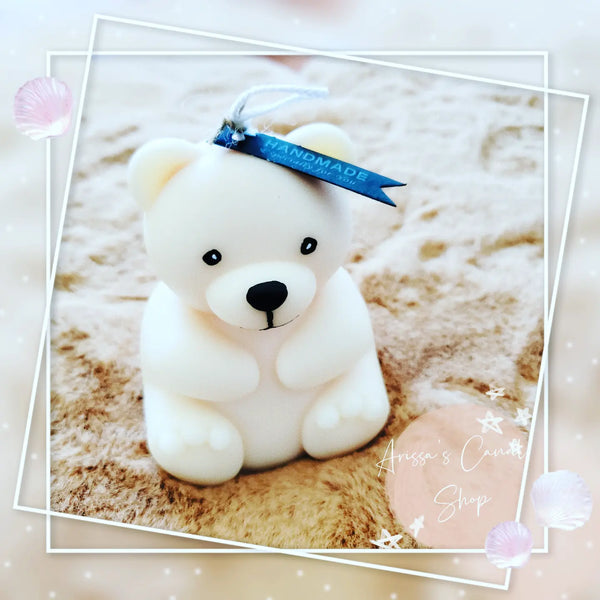 Teddy Bear Candle | Soy Wax Candle | Gift for her | Christmas gift
