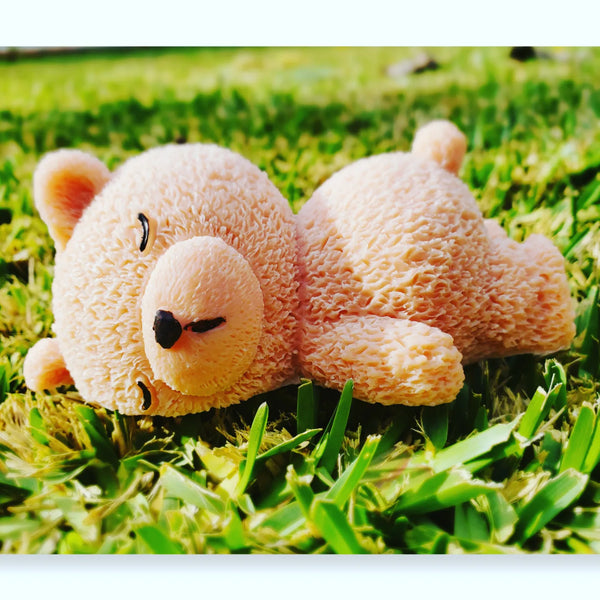 Candle Bear, Cute Teddy Bear Scented Candle,Sleeping Bear Candle