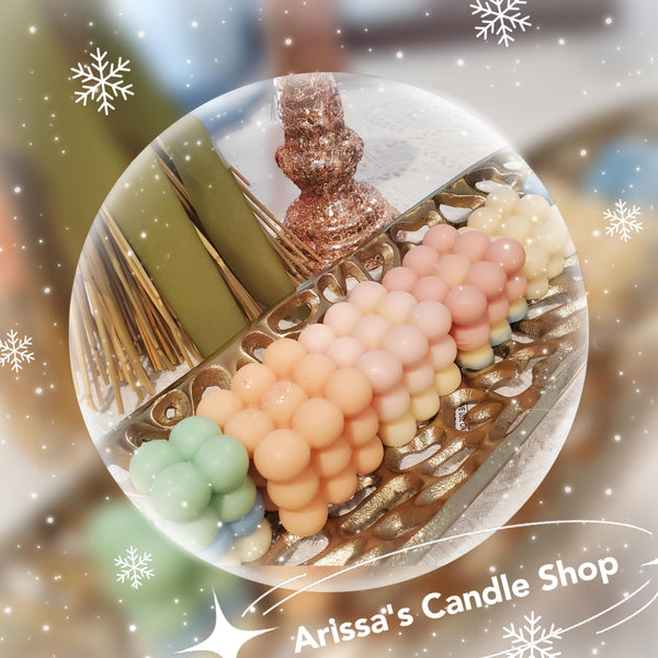 Handmade Bubble Candle